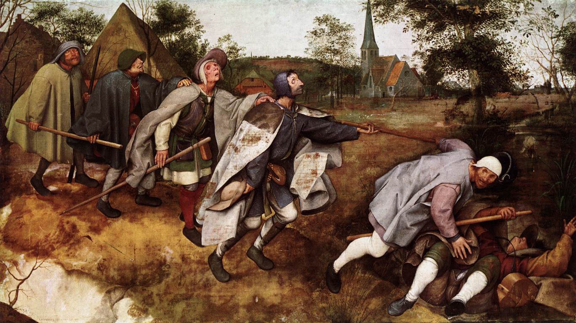 Pieter Bruegel the Elder, The Parable of the Blind Leading the Blind (1568)