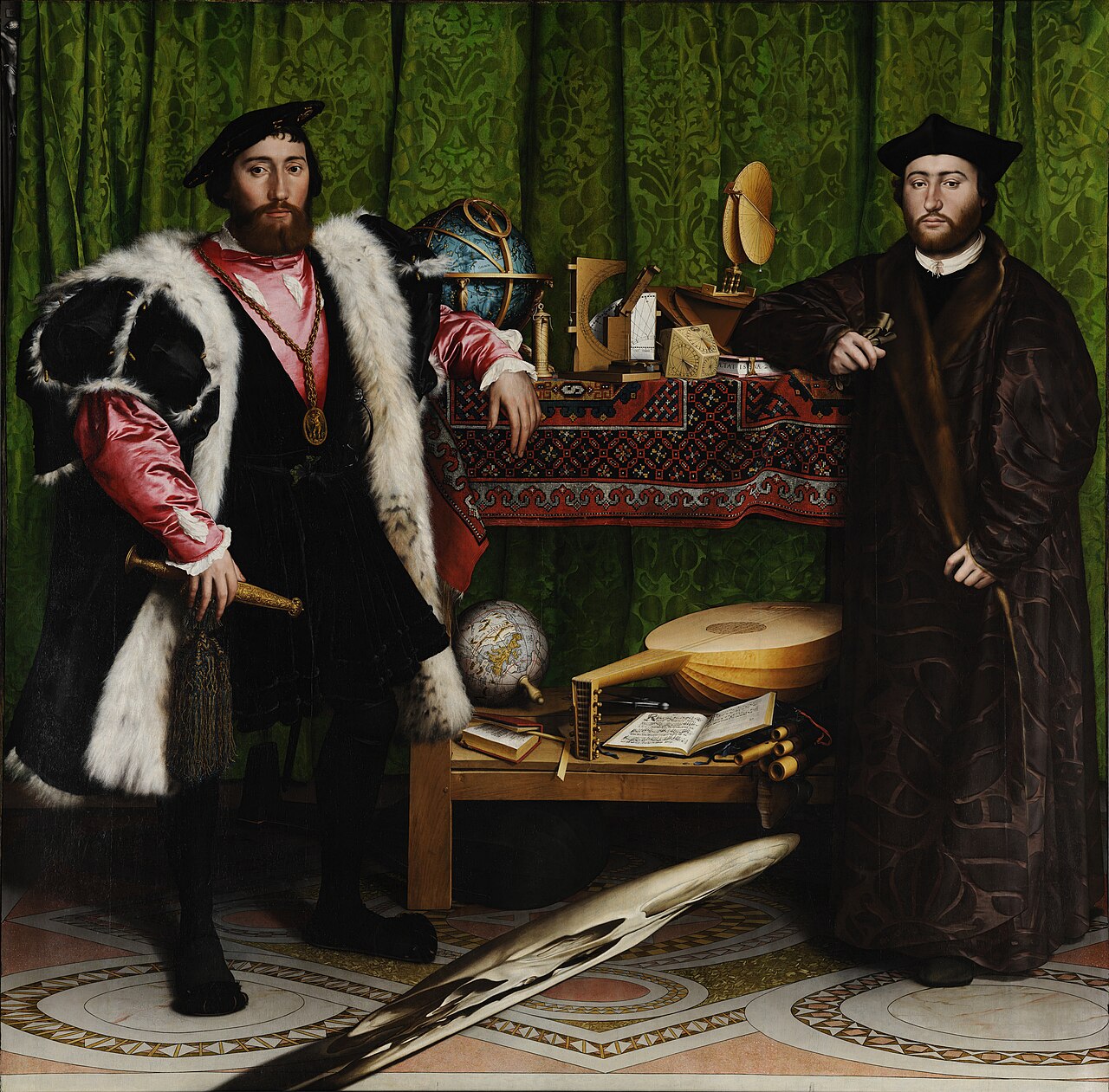 Hans Holbein the Younger, The Ambassadors (1533)