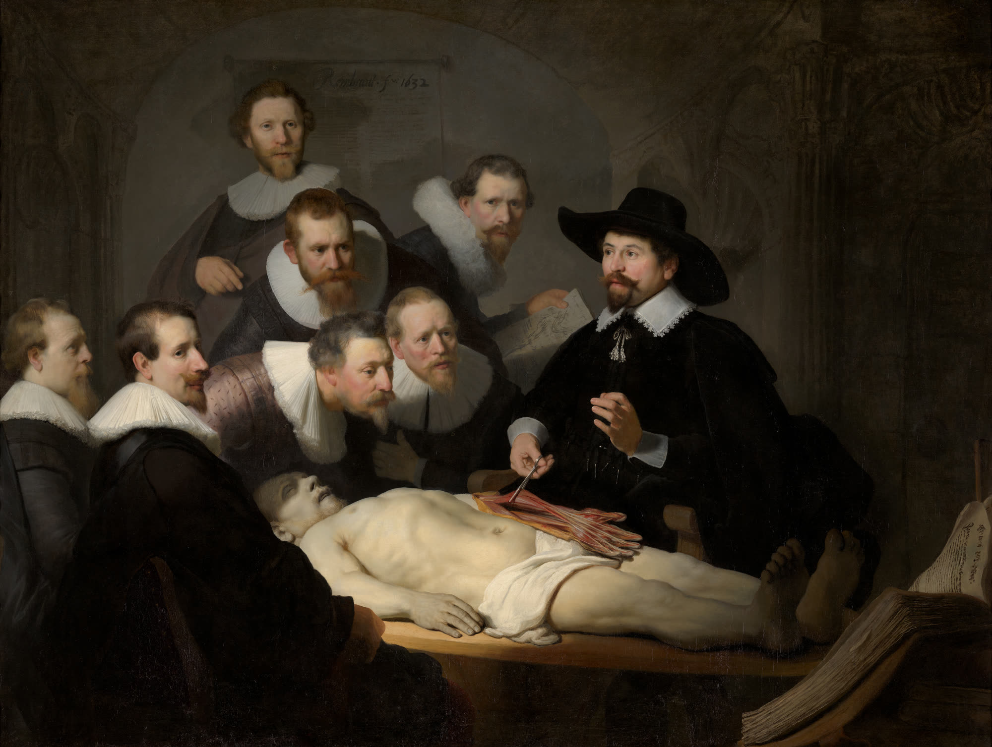 Rembrandt, The Anatomy Lesson of Dr Nicolaes Tulp (1632)