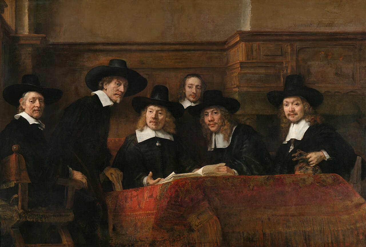 Rembrandt, The Syndics of the Drapers' Guild (1662)