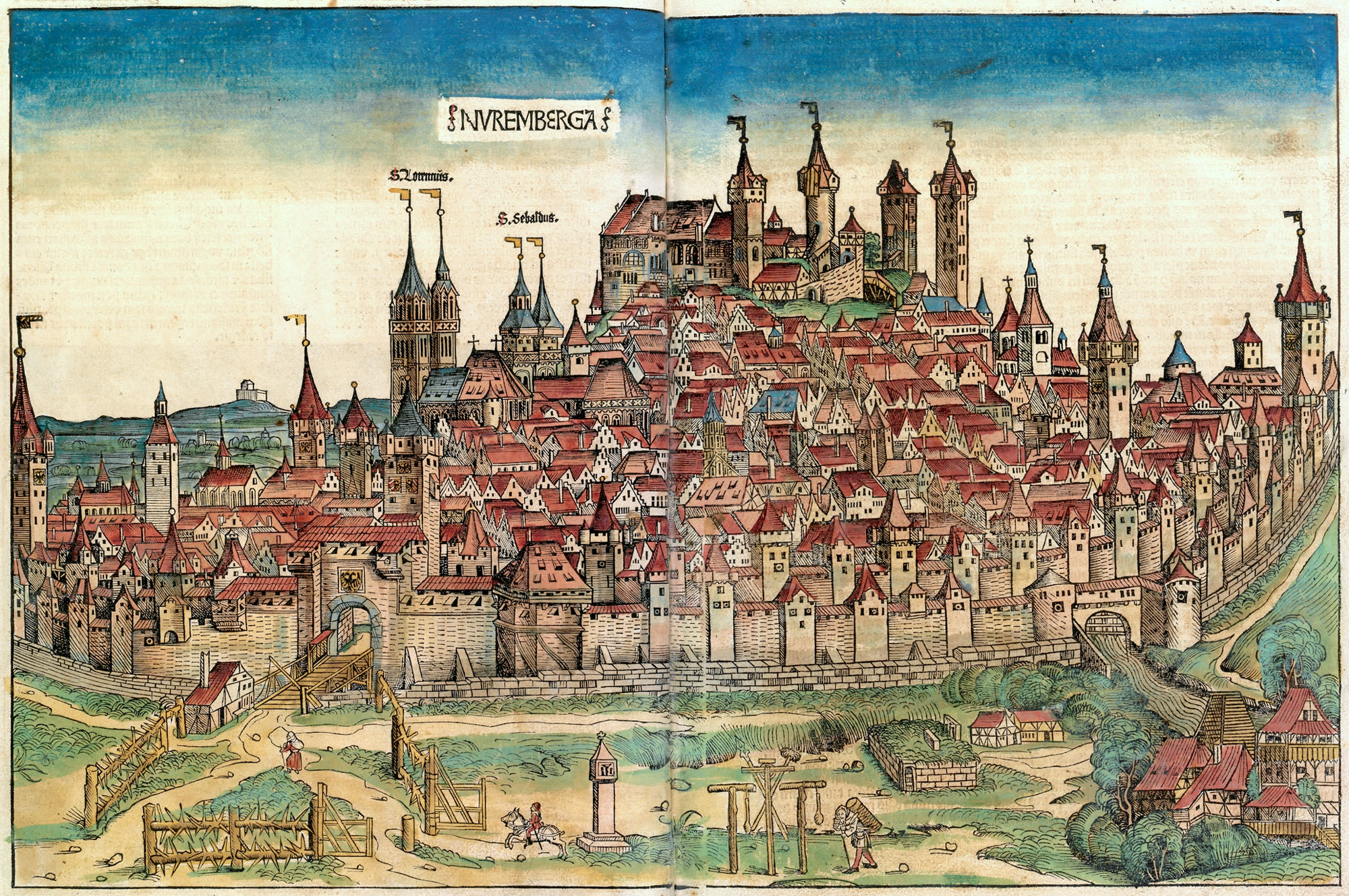 Hartmann Schedel, View of Nuremberg, from the Nuremberg Chronicle (1493)