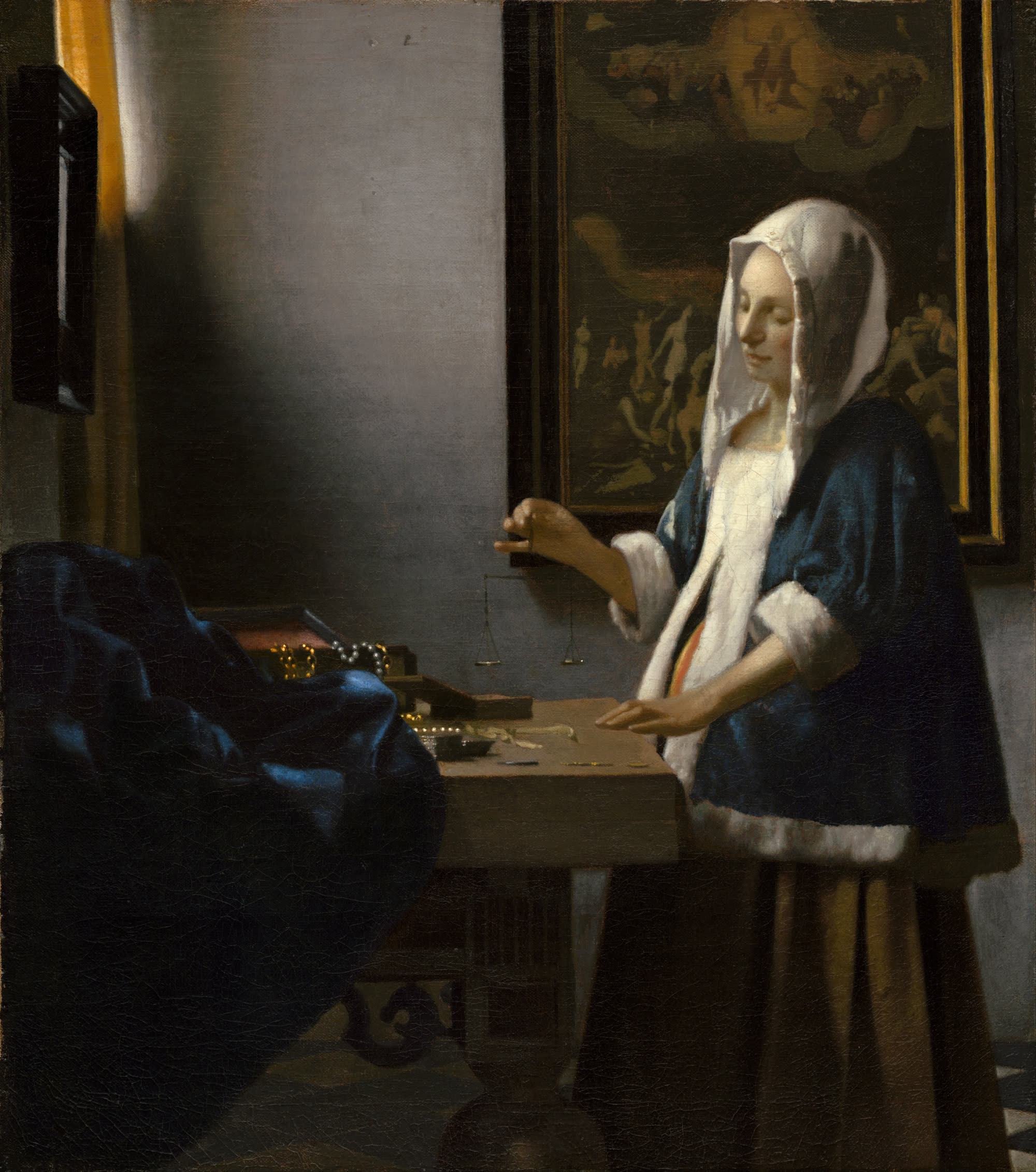 Johannes Vermeer, Woman Holding a Balance (c. 1664)